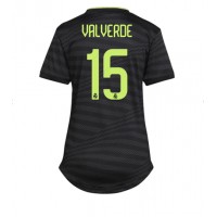 Real Madrid Federico Valverde #15 Fotballklær Tredjedrakt Dame 2022-23 Kortermet